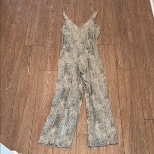 Nordstrom Textured Gray Jumpsuit